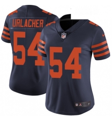 Womens Nike Chicago Bears 54 Brian Urlacher Navy Blue Alternate Vapor Untouchable Limited Player NFL Jersey