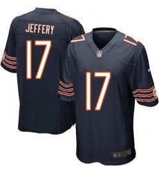 Nike NFL Chicago Bears #17 Alshon Jeffery Limited Youth Navy Blue Team Color Jersey