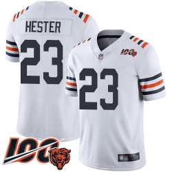 Youth Chicago Bears 23 Devin Hester White 100th Season Limited Football Jersey