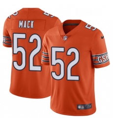 Youth Nike Chicago Bears 52 Khalil Mack Orange Alternate Vapor Untouchable Limited Player NFL Jersey