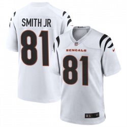 Men Cincinnati Bengals 81 Irv Smith Jr  White Jersey II