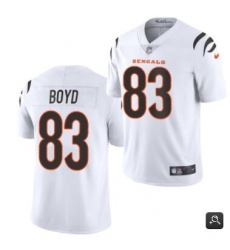 Men Cincinnati Bengals #83 Tyler Boyd 2021 White Vapor Untouchable Limited Stitched NFL Jersey