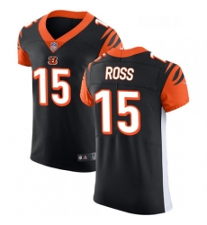 Mens Nike Cincinnati Bengals 15 John Ross Black Team Color Vapor Untouchable Elite Player NFL Jersey