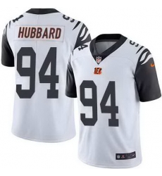 Nike Bengals 94 Sam Hubbard White Color Rush Limited Jersey