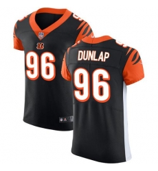 Nike Bengals #96 Carlos Dunlap Black Team Color Mens Stitched NFL Vapor Untouchable Elite Jersey