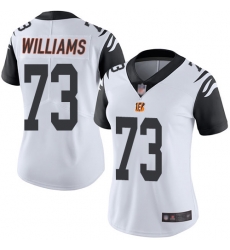 Bengals 73 Jonah Williams White Women Stitched Football Limited Rush Jersey