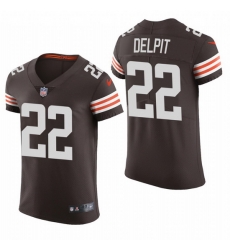 Cleveland Browns 22 Grant Delpit Nike Men Brwon Team Color Men Stitched NFL 2020 Vapor Untouchable Elite Jersey