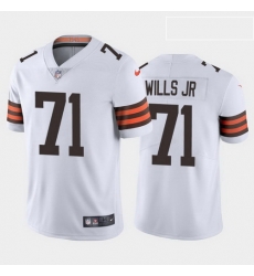 men jedrick wills cleveland browns white vapor limited jersey 2020 