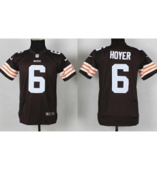 Youth Nike Cleveland Browns 6 Brian Hoyer Brown NFL Jersey