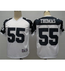 Dallas Cowboys 55 Thomas White Jerseys Thanksgiving Throwback