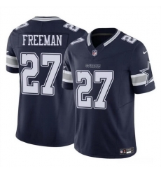 Men Dallas Cowboys 27 Royce Freeman Navy 2023 F U S E Vapor Untouchable Limited Stitched Football Jersey