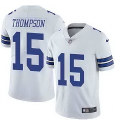 Nike Cowboys 15 Deonte Thompson White Vapor Untouchable Limited Jersey