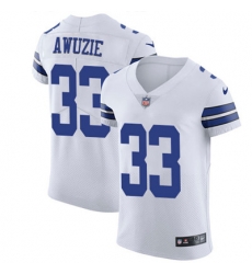 Nike Cowboys #33 Chidobe Awuzie White Mens Stitched NFL Vapor Untouchable Elite Jersey