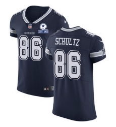 Nike Cowboys 86 Dalton Schultz Navy Blue Team Color Men Stitched With Established In 1960 Patch NFL Vapor Untouchable Elite Jersey