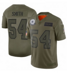 Womens Dallas Cowboys 54 Jaylon Smith Limited Camo 2019 Salute to Service Football Jersey