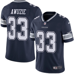 Nike Cowboys #33 Chidobe Awuzie Navy Blue Team Color Youth Stitched NFL Vapor Untouchable Limited Jersey