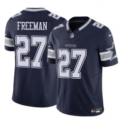 Youth Dallas Cowboys 27 Royce Freeman Navy 2023 F U S E Vapor Untouchable Limited Stitched Football Jersey