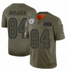 Youth Dallas Cowboys 84 Jay Novacek Limited Camo 2019 Salute to Service Football Jersey