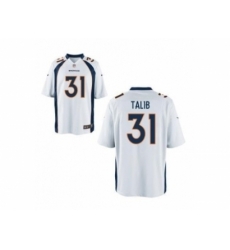 Nike Denver Broncos 31 Aqib Talib white Limited NFL Jersey