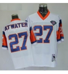 kids Denver Broncos 27 STEVE ATWATER white Throwback Jerseys