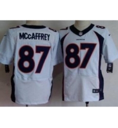 Youth Nike Denver Broncos #87 Ed McCaffrey White Elite NFL Jersey