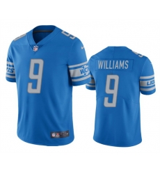 Men Detroit Lions 9 Jameson Williams Blue Vapor Untouchable Limited Stitched Jersey