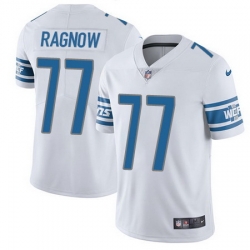 Nike Lions #77 Frank Ragnow White Mens Stitched NFL Vapor Untouchable Limited Jersey