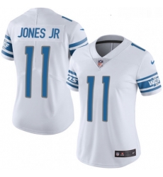 Womens Nike Detroit Lions 11 Marvin Jones Jr Limited White Vapor Untouchable NFL Jersey