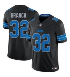 Youth Detroit Lions 32 Brian Branch Black 2023 F U S E Vapor Untouchable Limited Stitched Jersey