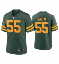 Men Green Bay Packers 55 Za 27Darius Smith Alternate Limited Green Jersey