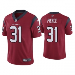 Men Houston Texans 31 Dameon Pierce Red Vapor Untouchable Limited Stitched Jersey