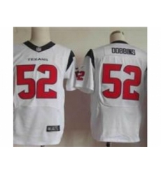 Nike Houston Texans 52 Tim Dobbins white Elite NFL Jersey