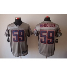 Nike Houston Texans 59 Whitney Mercilus Grey Elite Shadow NFL Jersey