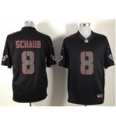 Nike Houston Texans 8 Matt Schaub Black LIMITED Impact NFL Jersey