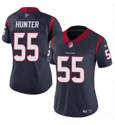 Women Houston Texans 55 Danielle Hunter Navy Vapor Untouchable Limited Stitched Jersey