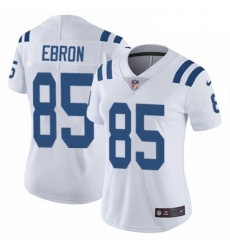 Womens Nike Indianapolis Colts 85 Eric Ebron White Vapor Untouchable Elite Player NFL Jersey