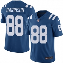 Youth Nike Indianapolis Colts 88 Marvin Harrison Limited Royal Blue Rush Vapor Untouchable NFL Jersey