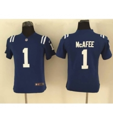 nike youth nfl jerseys indianapolis colts 1 mcafee blue[nike]