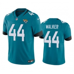 Men Jacksonville Jaguars 44 Travon Walker Teal 2023 F U S E Vapor Untouchable Limited Stitched Jersey