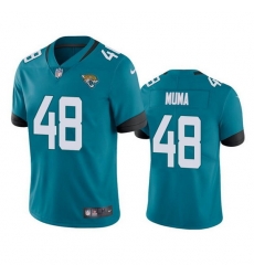 Men Jacksonville Jaguars 48 Chad Muma Teal Vapor Untouchable Limited Stitched Jersey