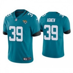 Men Teal Jacksonville Jaguars 39 Jamal Agnew 2021 Vapor Untouchable Limited Stitched