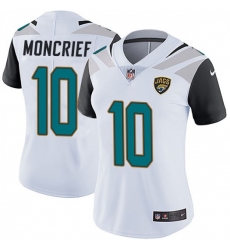 Women Nike Donte Moncrief Jacksonville Jaguars Limited White Vapor Untouchable Jersey