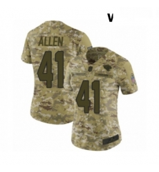 Womens Jacksonville Jaguars 41 Josh Allen Limited Camo 2018 Salute to Service Football Jersey