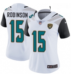 Womens Nike Jacksonville Jaguars 15 Allen Robinson White Vapor Untouchable Limited Player NFL Jersey