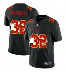 Kansas City Chiefs 32 Tyrann Mathieu Men Nike Team Logo Dual Overlap Limited NFL Jersey Black