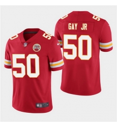 Men Chiefs 50 Willie Gay Jr  Red Vapor Limited Jersey