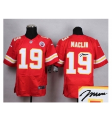 Nike Kansas City Chiefs 19 Jeremy Maclin Red Elite Signature NFL Jersey