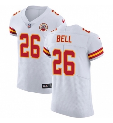 Nike Kansas City Chiefs 26 Le 27Veon Bell White Men Stitched NFL New Elite Jersey