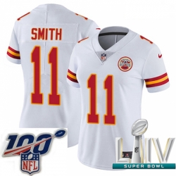 2020 Super Bowl LIV Women Nike Kansas City Chiefs #11 Alex Smith White Vapor Untouchable Limited Player NFL Jersey