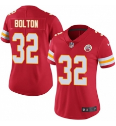 Women Kansas City Chiefs 32 Nick Bolton Red Vapor Stitched Jersey